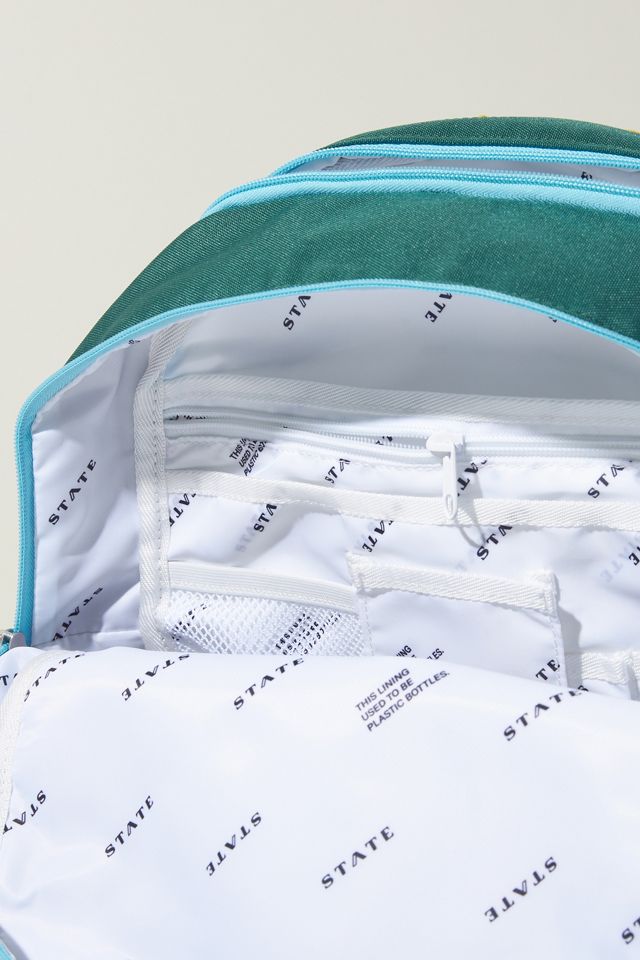 Kane Kids Green and Navy Backpack #3