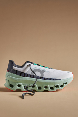 On Cloudmster Mesh Running Shoes In Mint