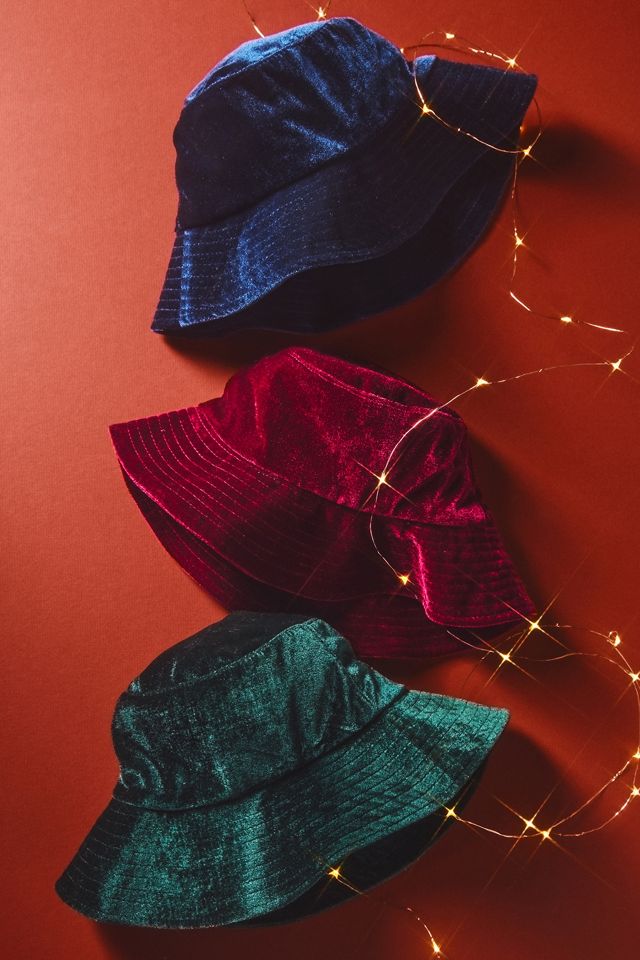 Anthropologie bucket hat velvet paisley print all over print B7 Block Print Cotton Bucket Hat | Anthropologie main image 2