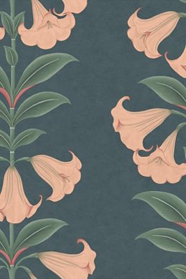 Angels Trumpet Floral Wallpaper