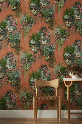 Anthropologie Talavera Wallpaper In Green