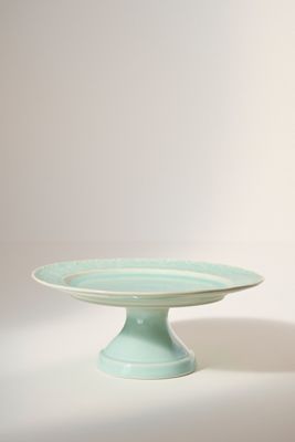 Old Havana Portuguese Stoneware Cake Stand