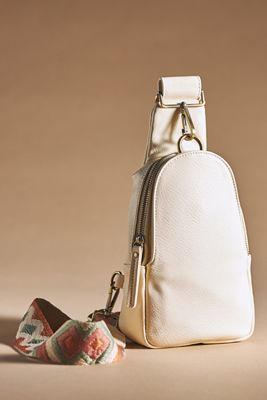 Anthropologie Mini Banana Sling Bag