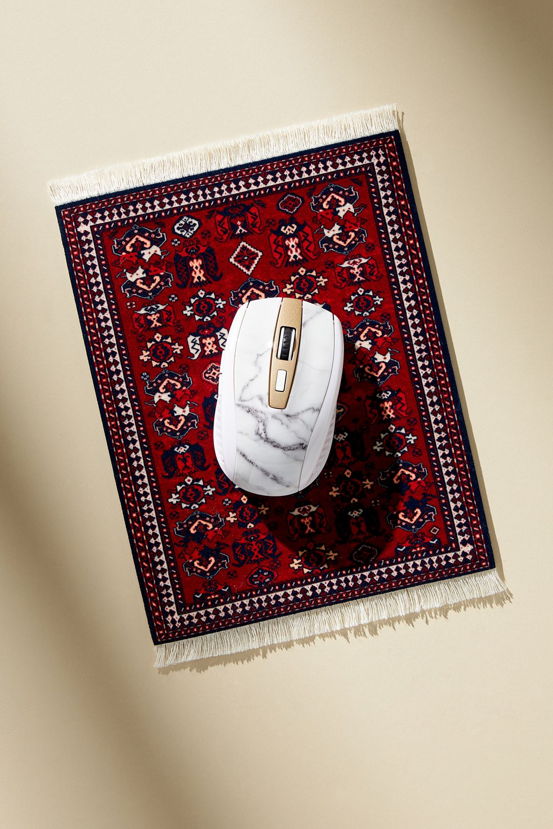 Rug Mouse Pad - Red, One Size