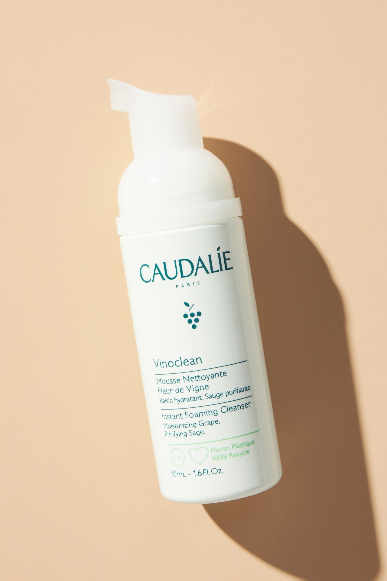 Caudalie Vinoclean Instant Gentle Foaming Cleanser Travel Size