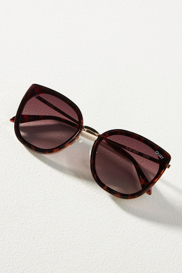 Quay Flat Out Sunglasses | Anthropologie