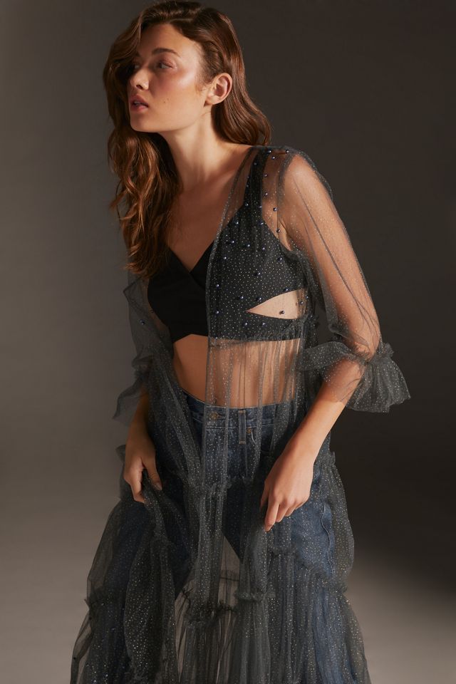 Elizabeth Gillett Embellished Duster #1