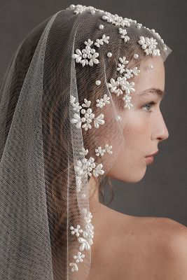 A.B. Ellie Sonia Fingertip Veil | Anthropologie