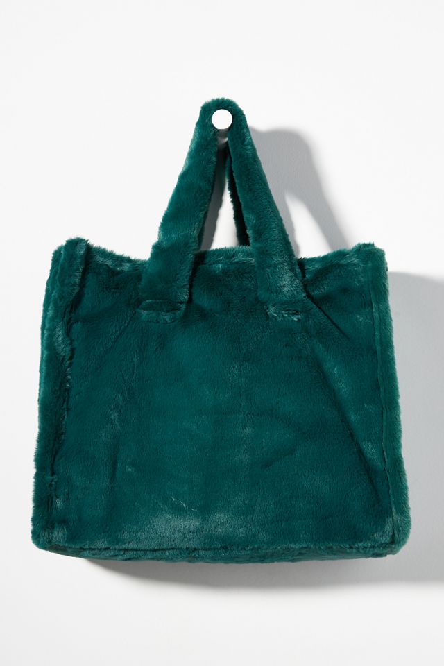 Cozy Faux-Fur Tote #1