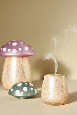 Amanita Mushroom Candle