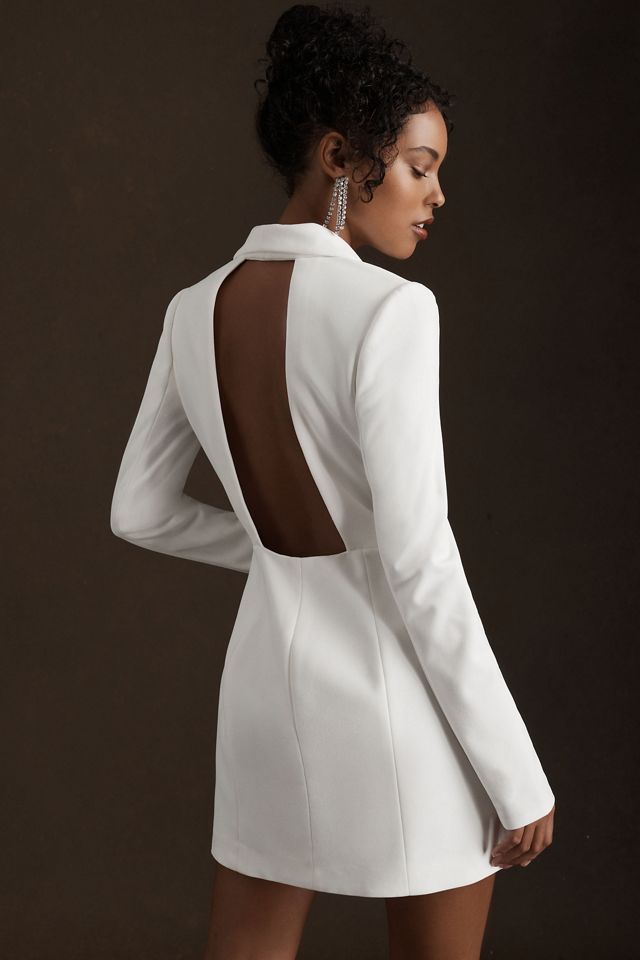 BHLDN by Carly Cushnie Samantha Open-Back Blazer Mini Dress #1