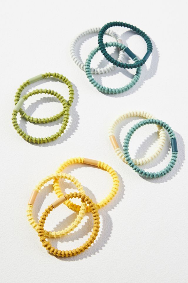 Set of 10 Ribbed Hair Ties #1