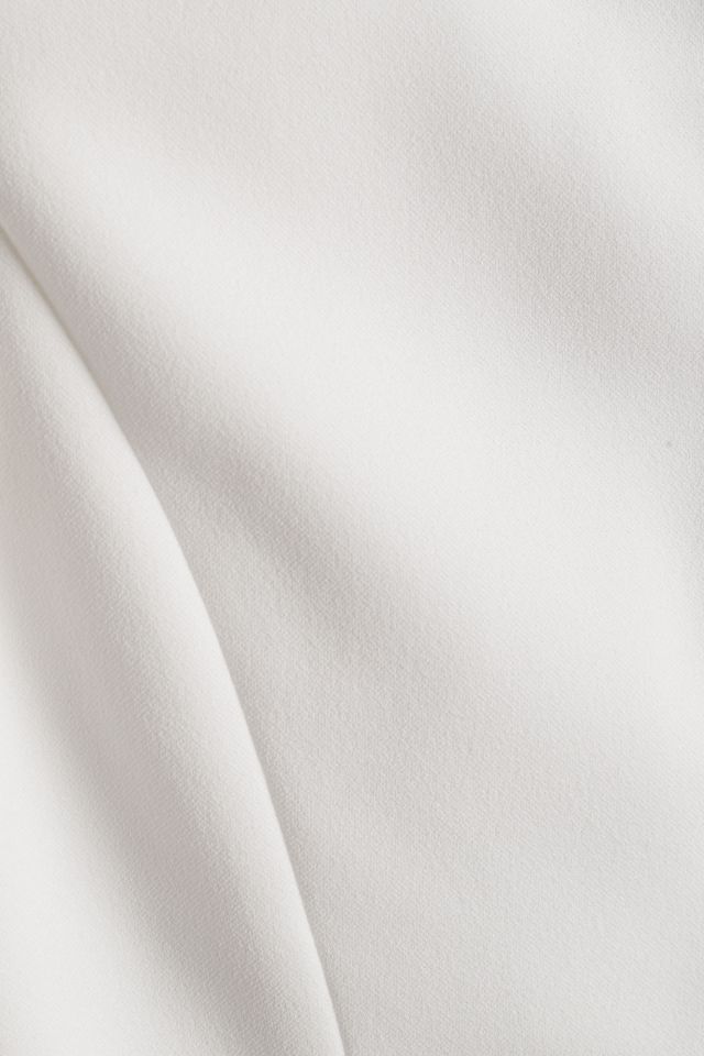 Carly Cushnie Selwyn Ruched-Sleeve V-Neck Bridal Jacket #4