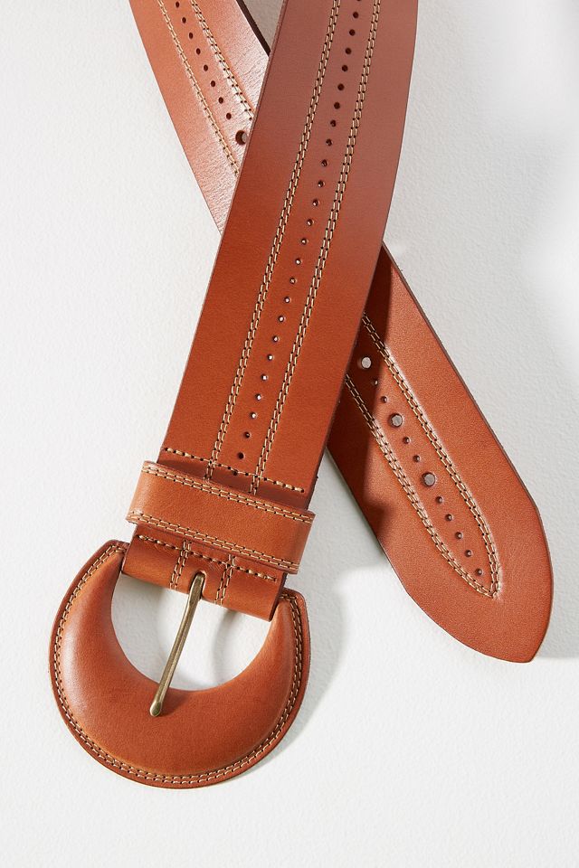 By Anthropologie Vintage Leather Belt | Anthropologie display picture 1