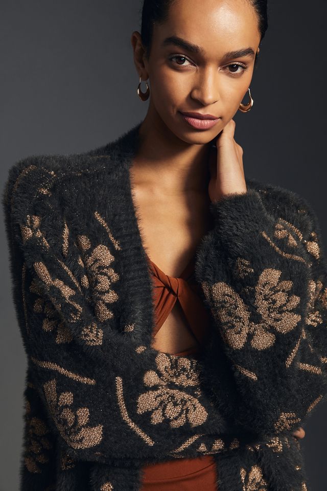 By Anthropologie Metallic Cardigan Sweater | Anthropologie