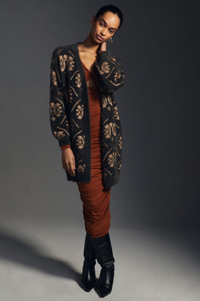 By Anthropologie Metallic Cardigan Sweater | Anthropologie