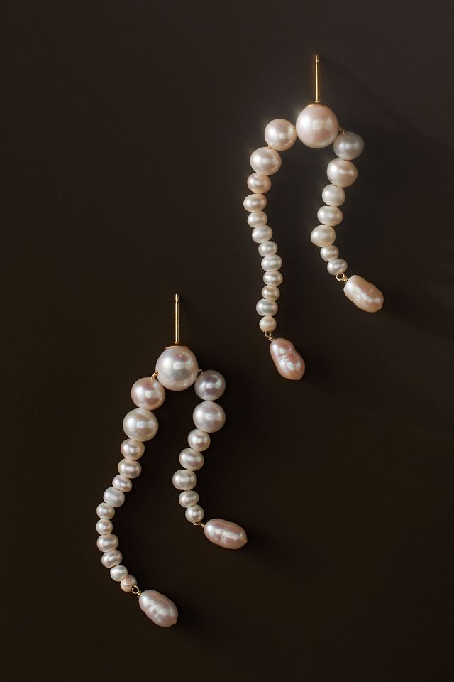 Chan Luu Pearl Waterfall Earrings #1