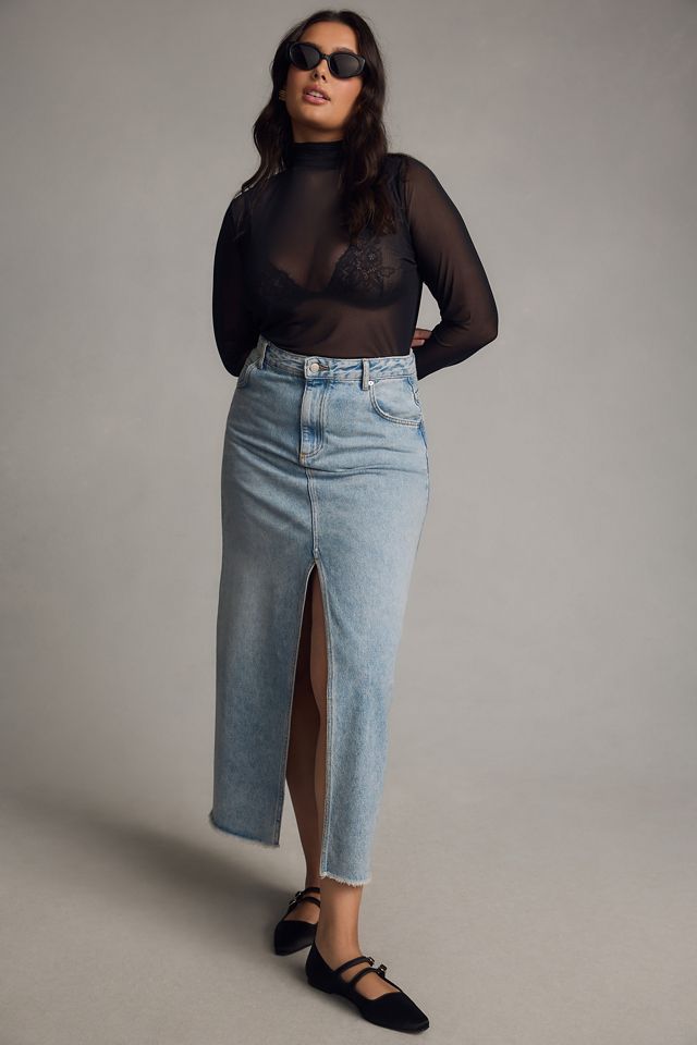 By Anthropologie Mesh Turtleneck Top #7