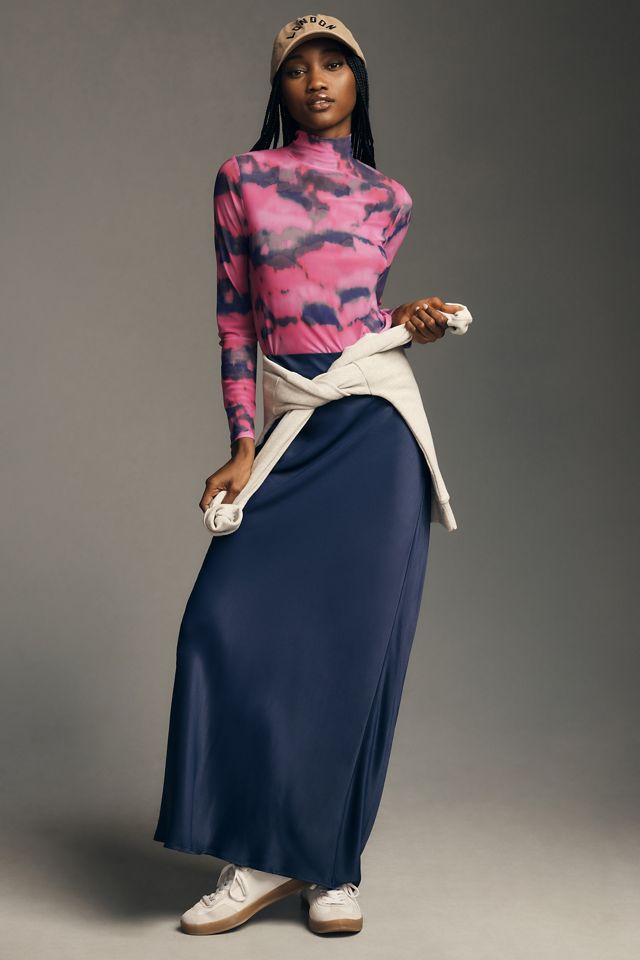 By Anthropologie Mesh Turtleneck Top #2