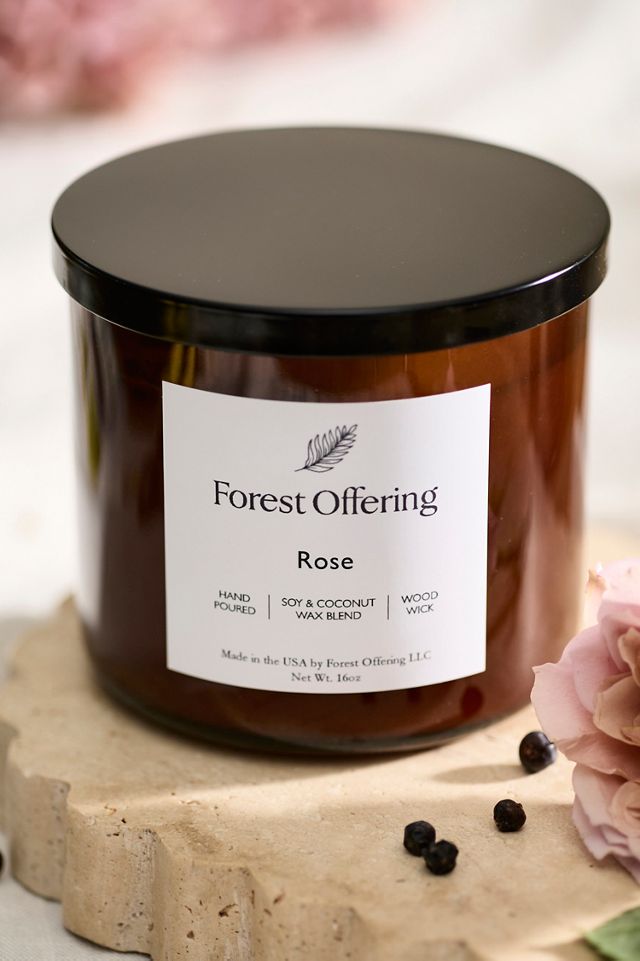 Forest Offering Candle, Rose #1