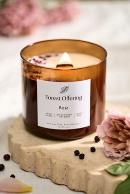 Forest Offering Candle, Rose