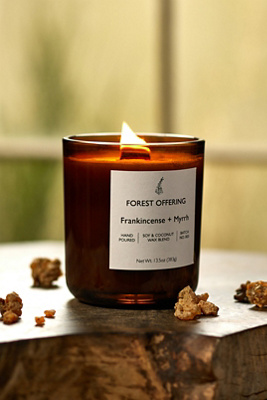 Forest Offering Candle, Frankincense + Myrrh | AnthroLiving