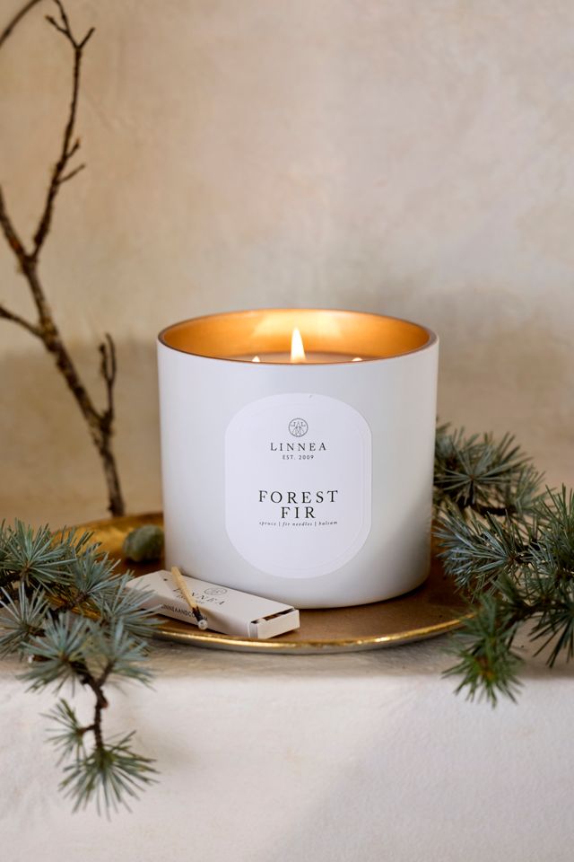 Linnea Large Candle, Forest Fir #1
