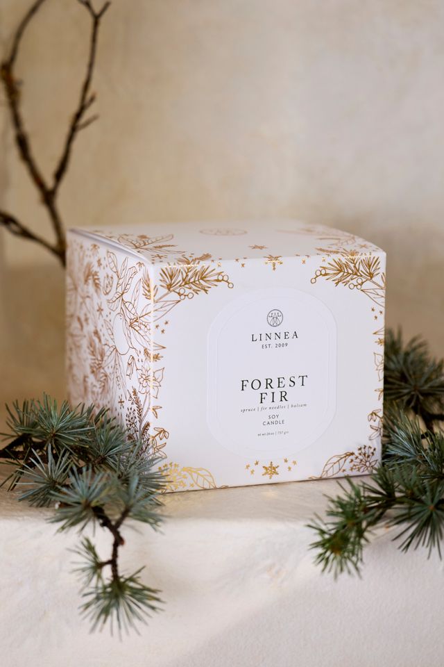 Linnea Large Candle, Forest Fir #2
