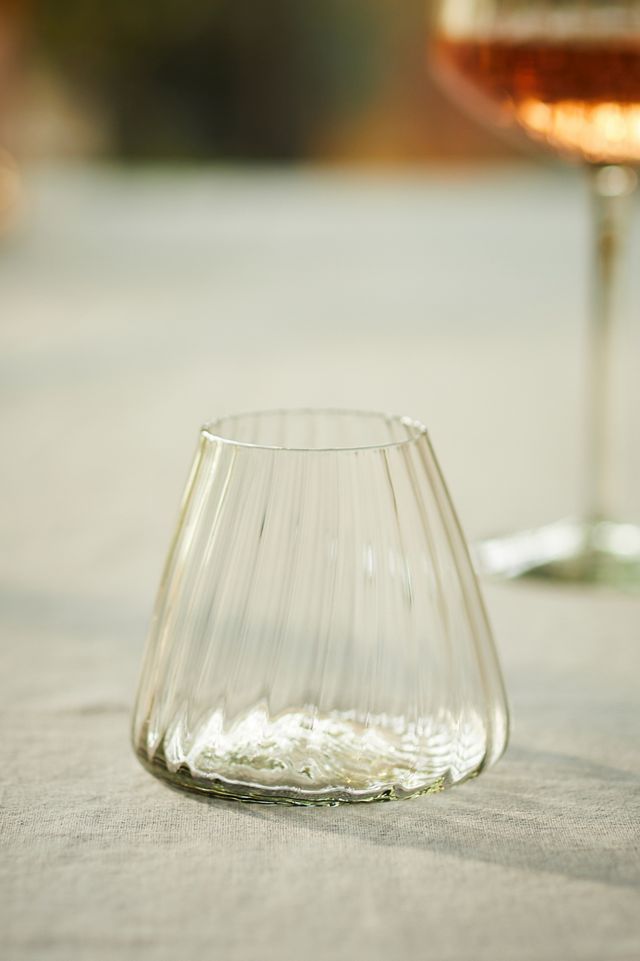 Optic Glass Wine Glass #2