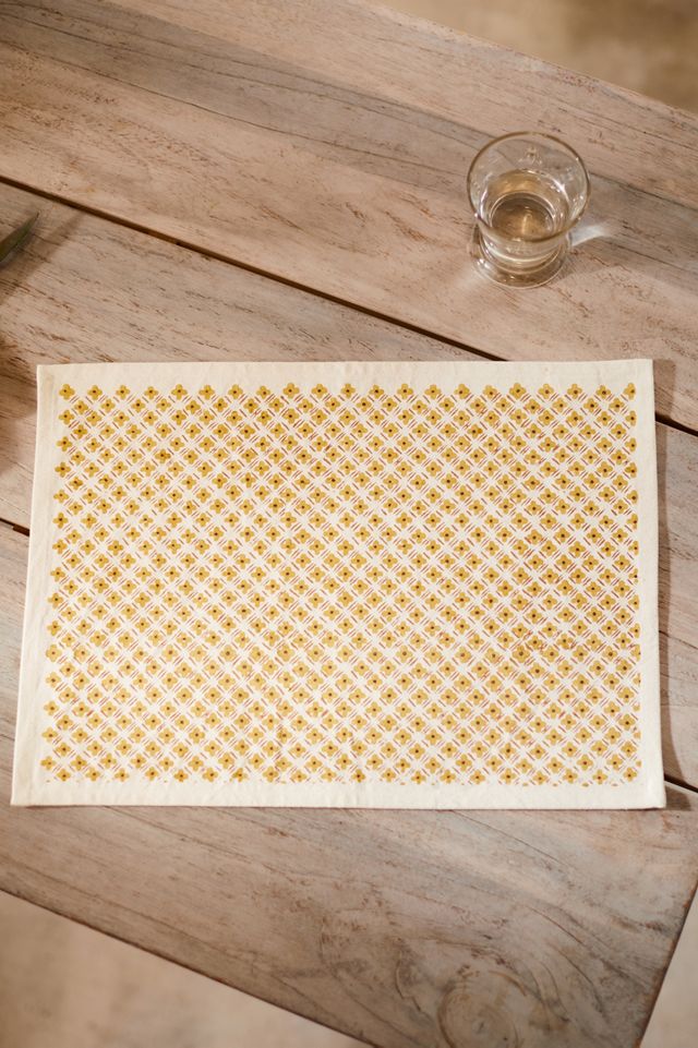 Soil to Studio Placemat, Sunny Florals #2