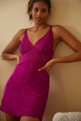 Hanky Panky Retro Plunge Chemise In Pink