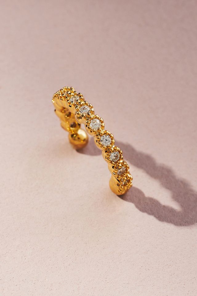 Delicate Crystal Ear Cuff Anthropologie