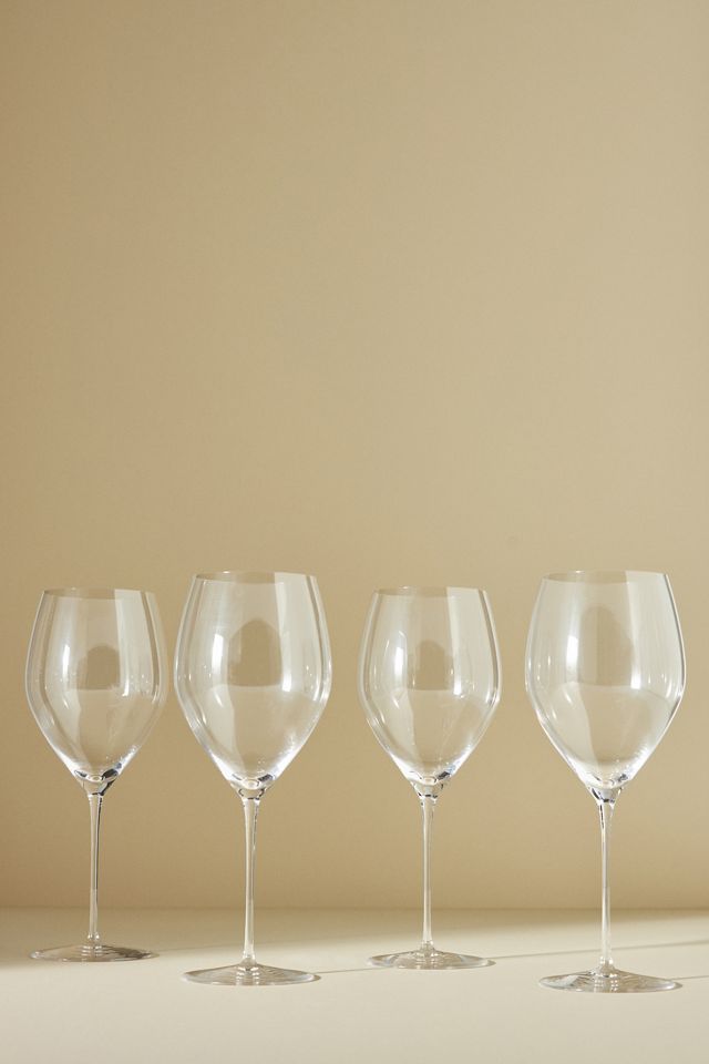 Neo Handcrafted Crystal Red Wine Glasses, Set of 4 #1