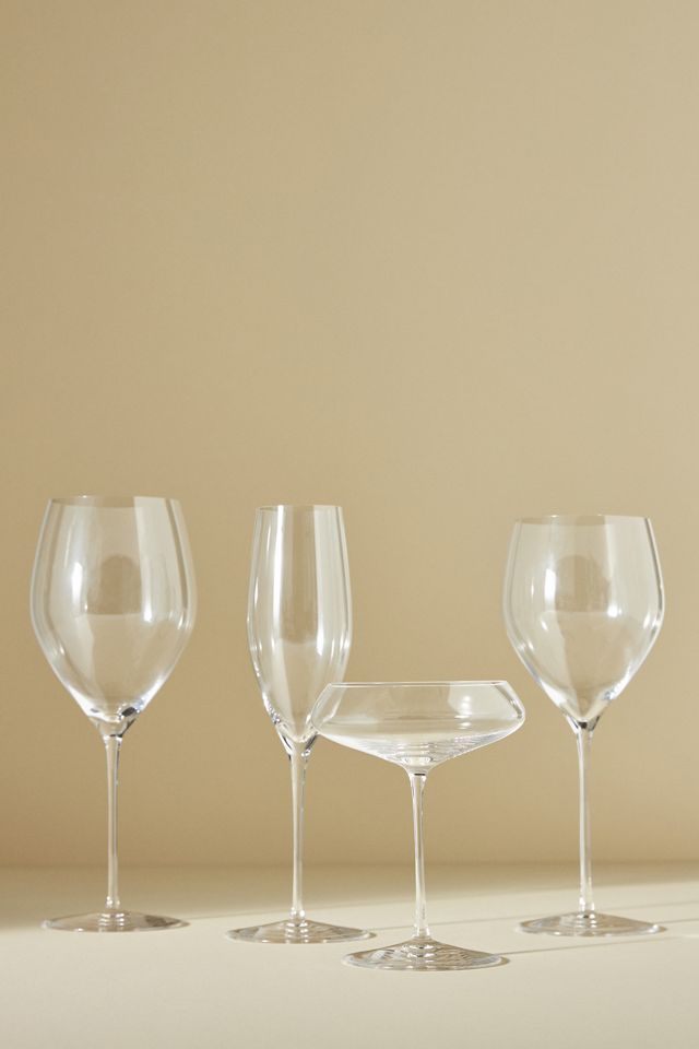 Neo Handcrafted Crystal Coupe Glasses, Set of 4 #1