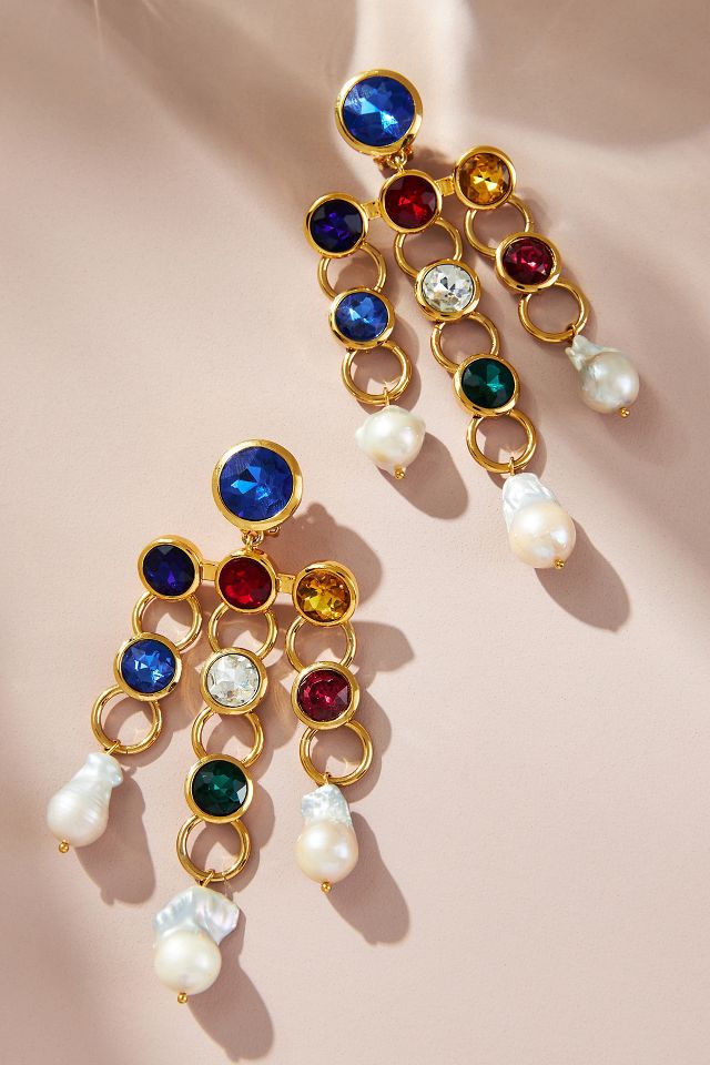 Anthropologie clip hot sale on earrings