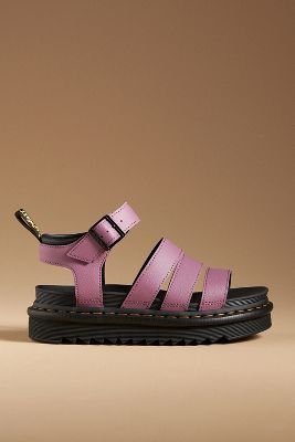 Shop Dr. Martens' Blaire Sandals In Purple
