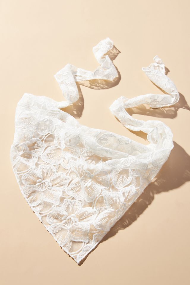 Floral Lace Hair Scarf Anthropologie