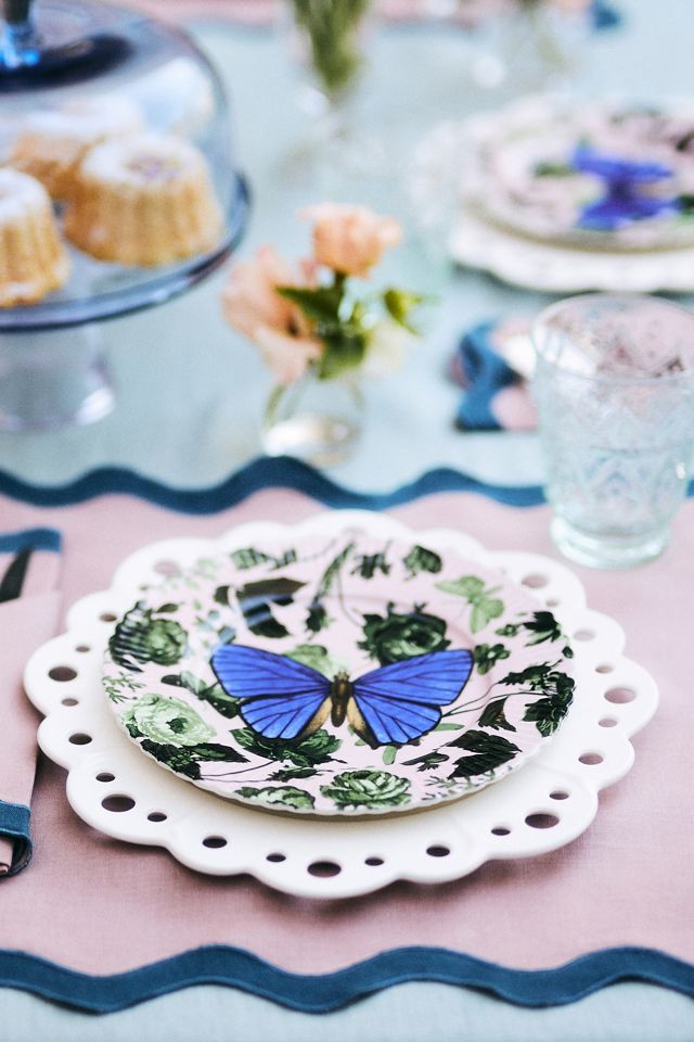 Eyelet Dinner Plates, Set of 4 #5