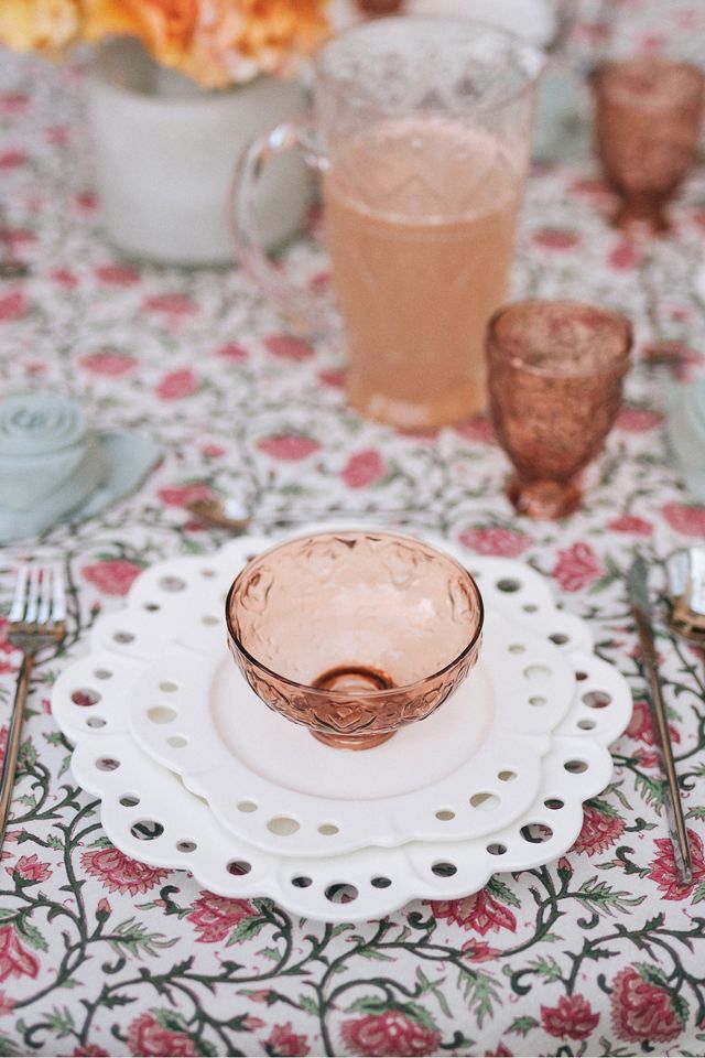 Eyelet Dessert Plates, Set of 4 #5