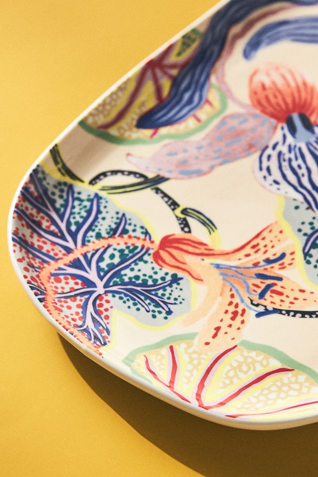 Sarah Gordon Floral Platter #1