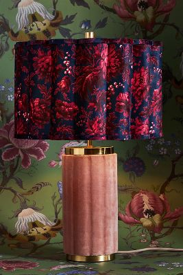 House Of Hackney X Anthropologie Scalloped Lamp Shade In Blue