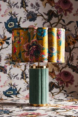 House Of Hackney X Anthropologie Scalloped Lamp Shade In Gold