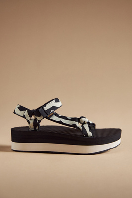 Teva Women's Flatform Universal Sandals In Grey