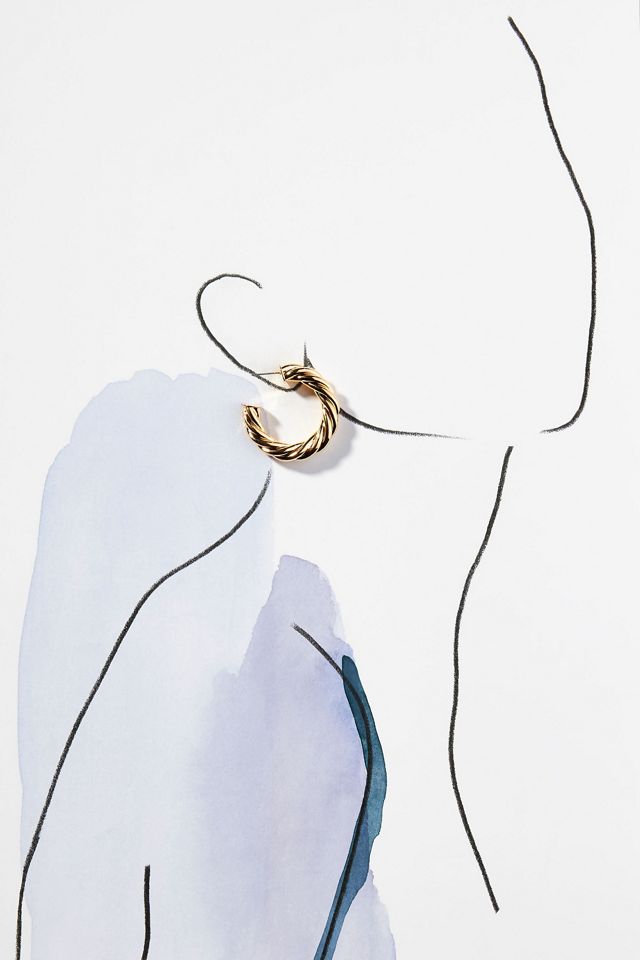 Twisted Hoop Earrings #2