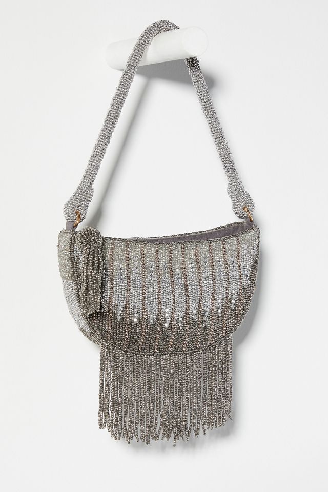 Canvas Half Moon Bag