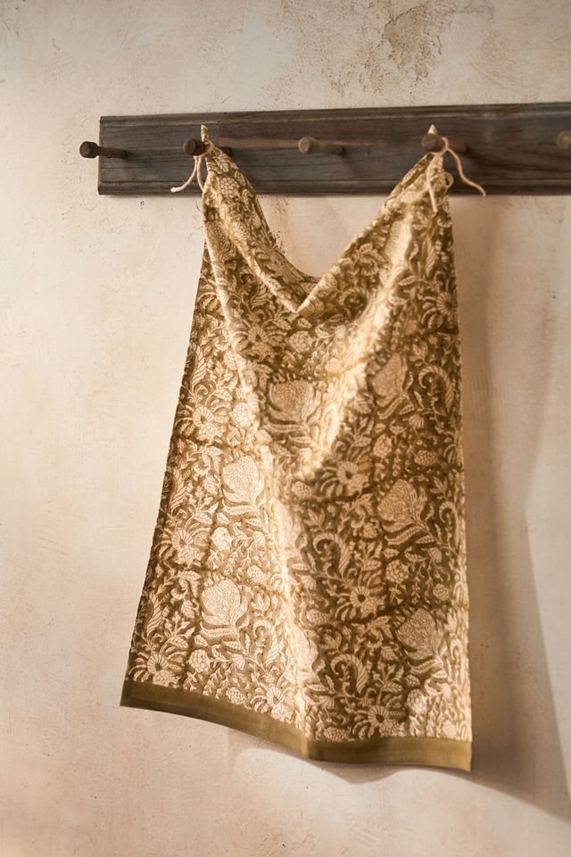 Paisley Floral Dish Towel #1