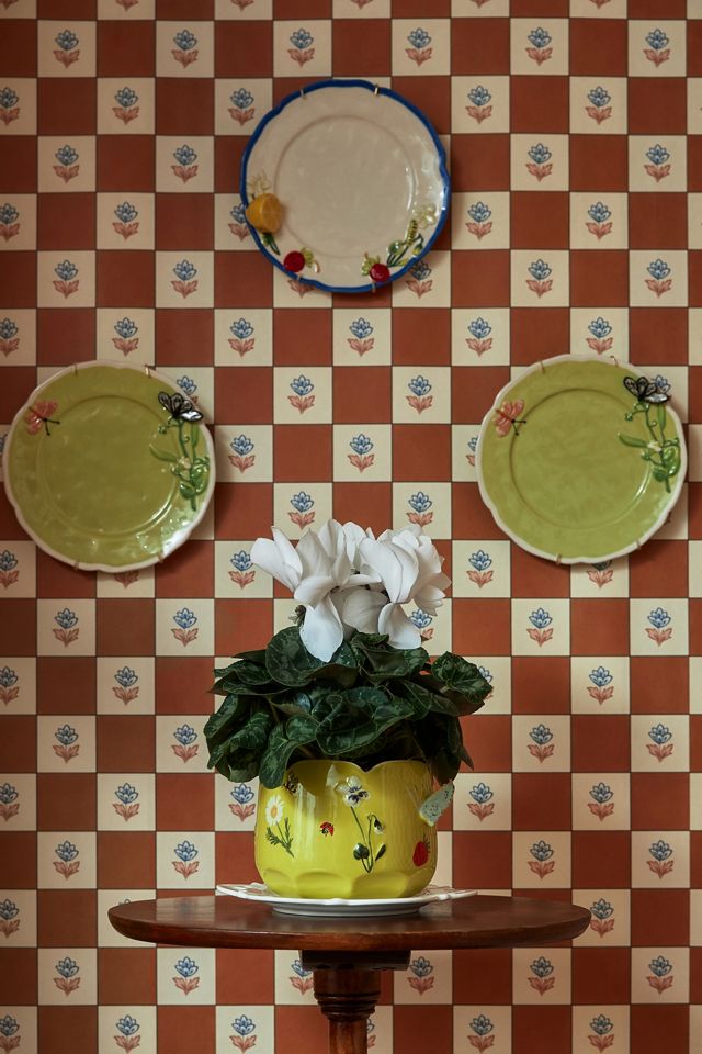 Ottoline Tulip Checks Wallpaper #3