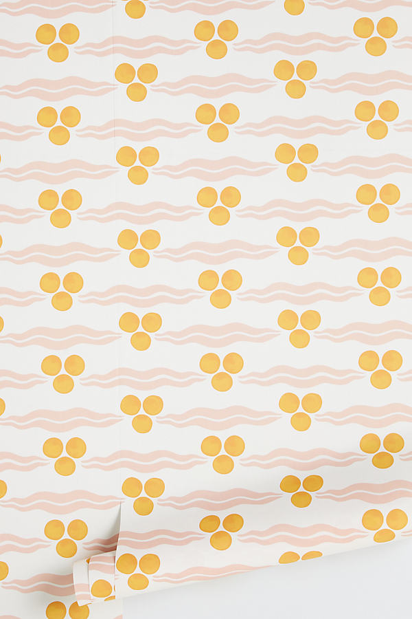 Ottoline Dotted Trio Wallpaper In Yellow