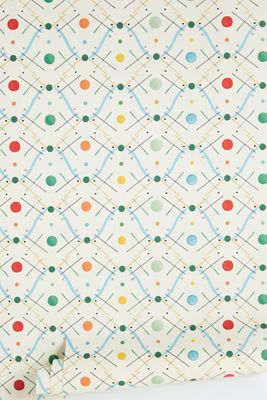 Ottoline Improvisation Number 1 Geometric Wallpaper