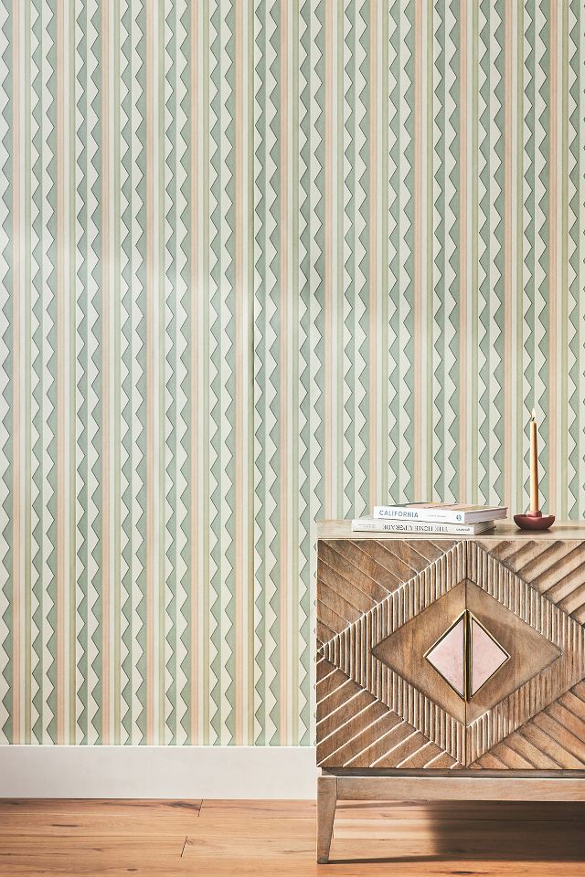 Ottoline Bloomsbury Stripes Wallpaper | Anthropologie